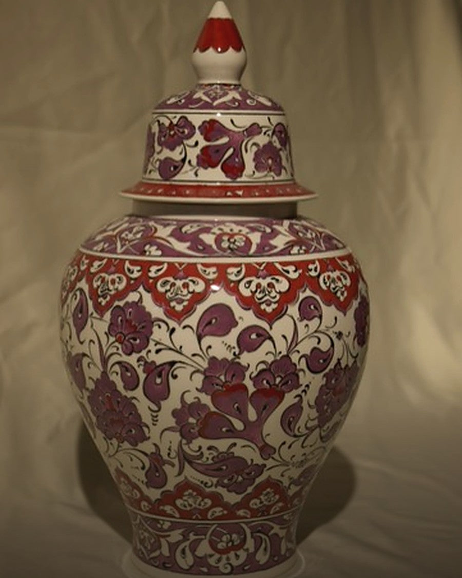 Jars & Lidded Vessels — Ezovia hand-painted ceramics