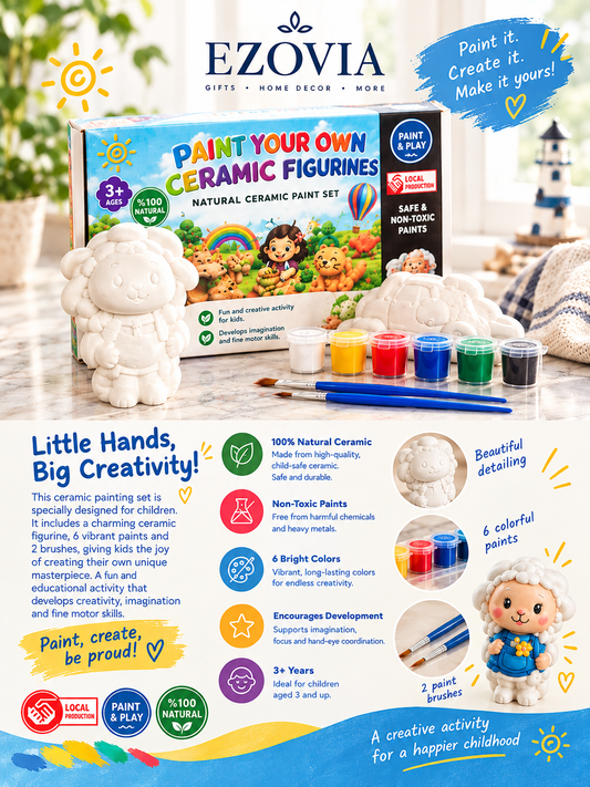 Paint Your Own Ceramic Figurine Set