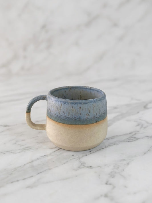 Handmade Stoneware Mug – Dusty Blue Glaze