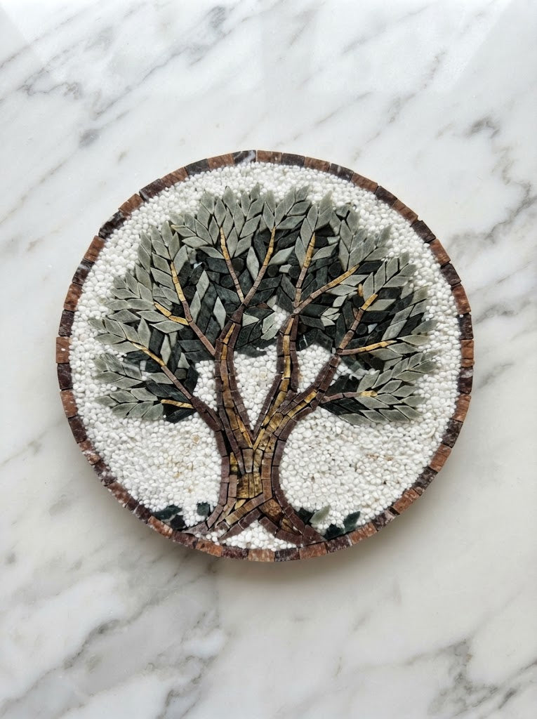 Handmade Mosaic Tree Trivet — Made in Hatay