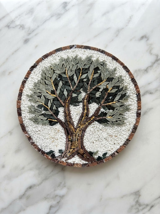 Handmade Mosaic Tree Trivet — Made in Hatay