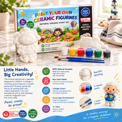 Paint Your Own Ceramic Figurine Set