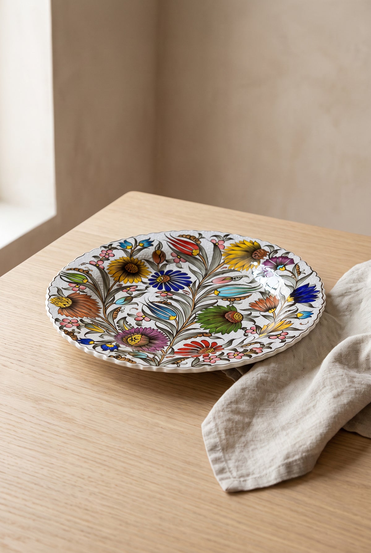 Samur Bowl 40 cm – Embossed